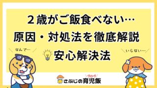 悩めるパパ・ママ必見!2歳児がご飯を食べない理由と解決策!