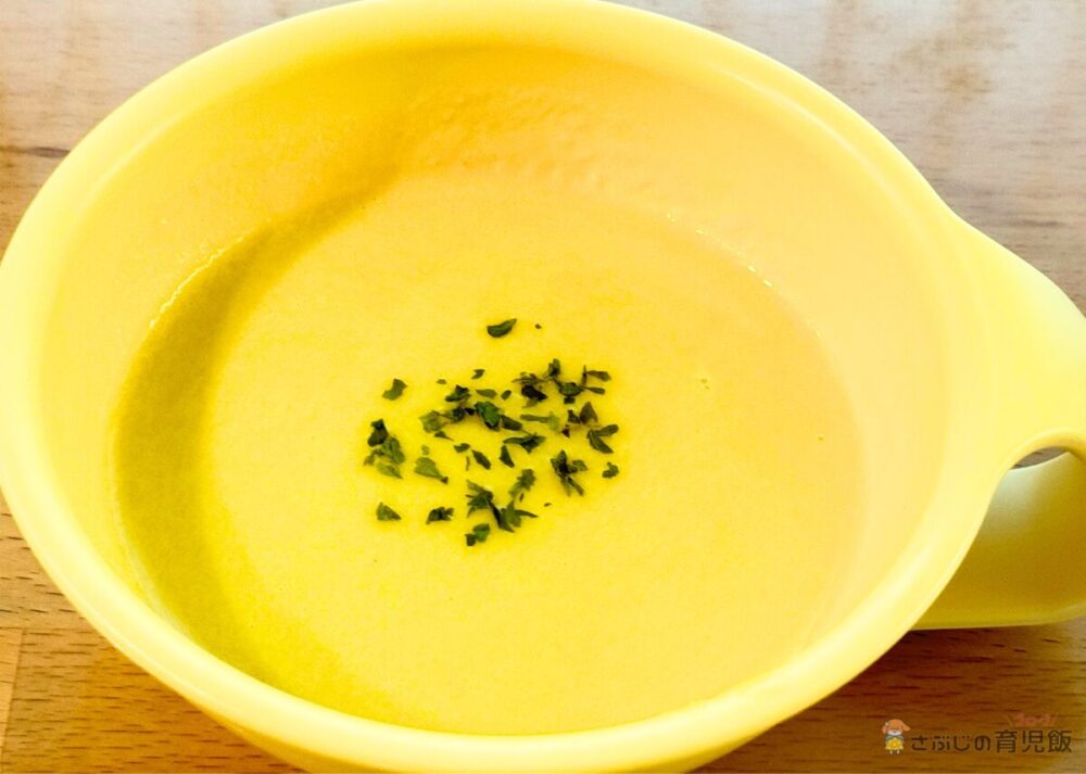 カラダにやさしいほっこりコーンポタージュ調理後