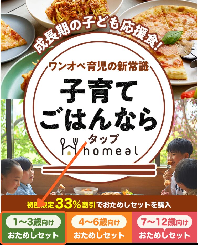 申し込みLPのキャプチャ