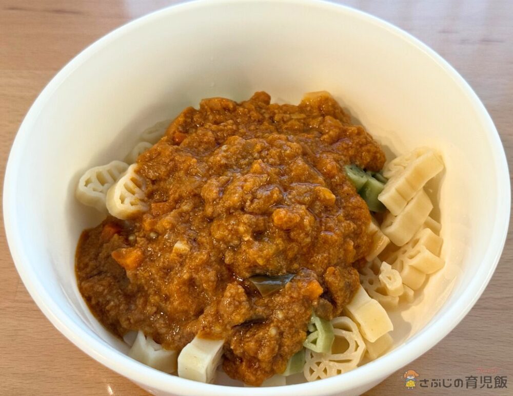 まろやかな旨みのトマトとナスのミートソース