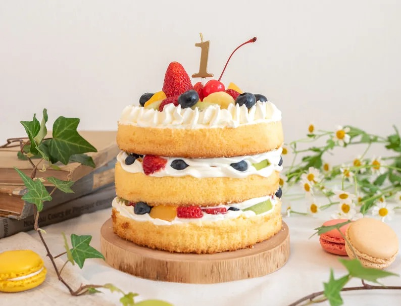 1歳の誕生日ケーキ