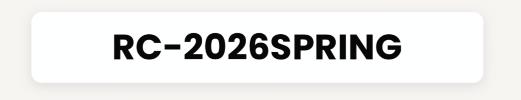 ツクリオ公式サイトキャンペーンページのクーポンコード「RC-2026SPRING」表示